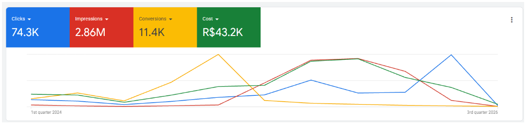 Google Ads — Campaign Performance — Case 08, Lead Generation